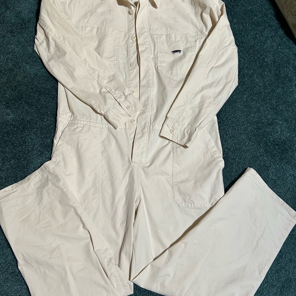 Vans x Lizzie Armando Cream Cotton Skate Jumpsuit~ New